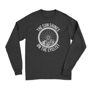 The Sun Shine On The Cyclist Long Sleeve T-Shirt